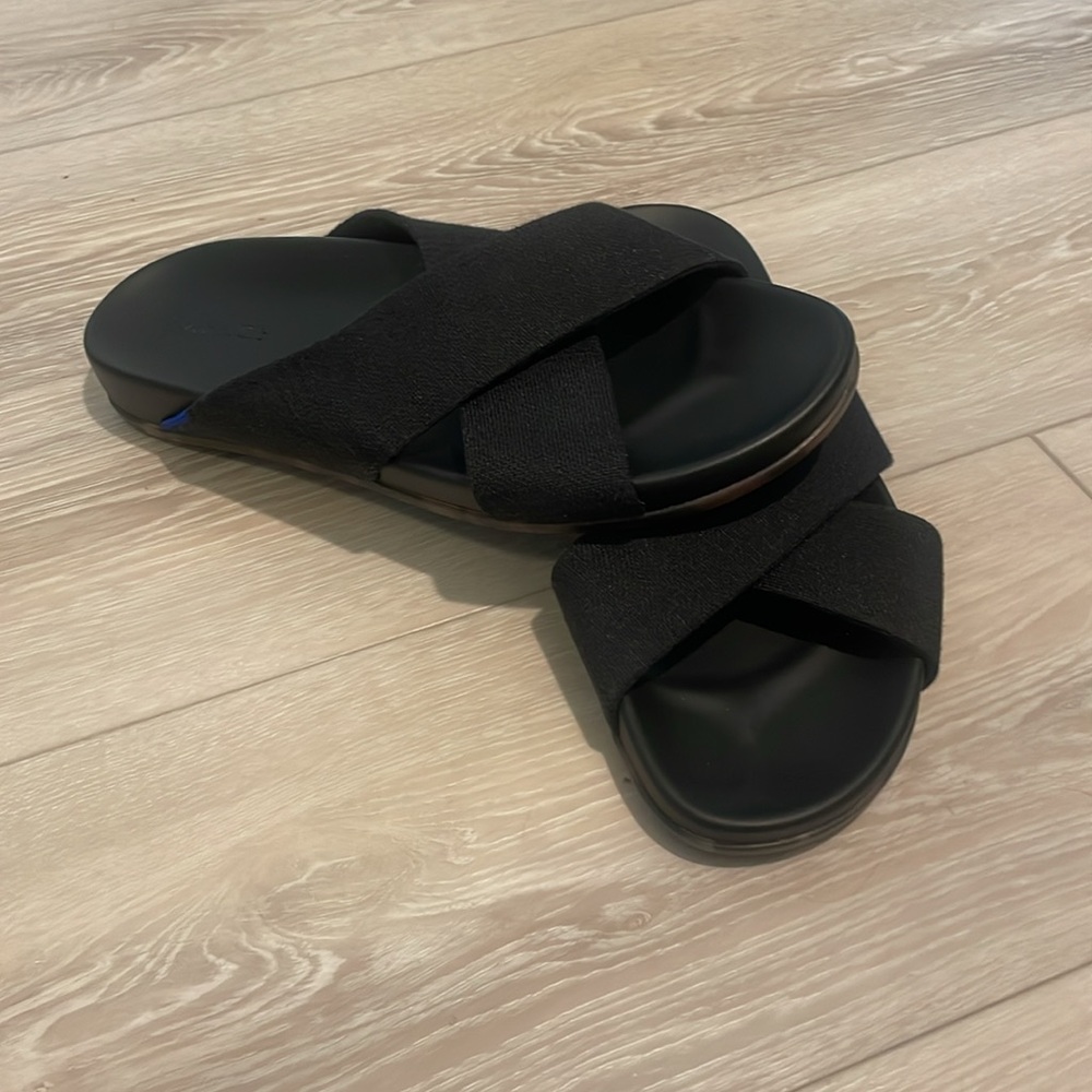 Rothy’s Women's The Weekend Slide Black NWOT